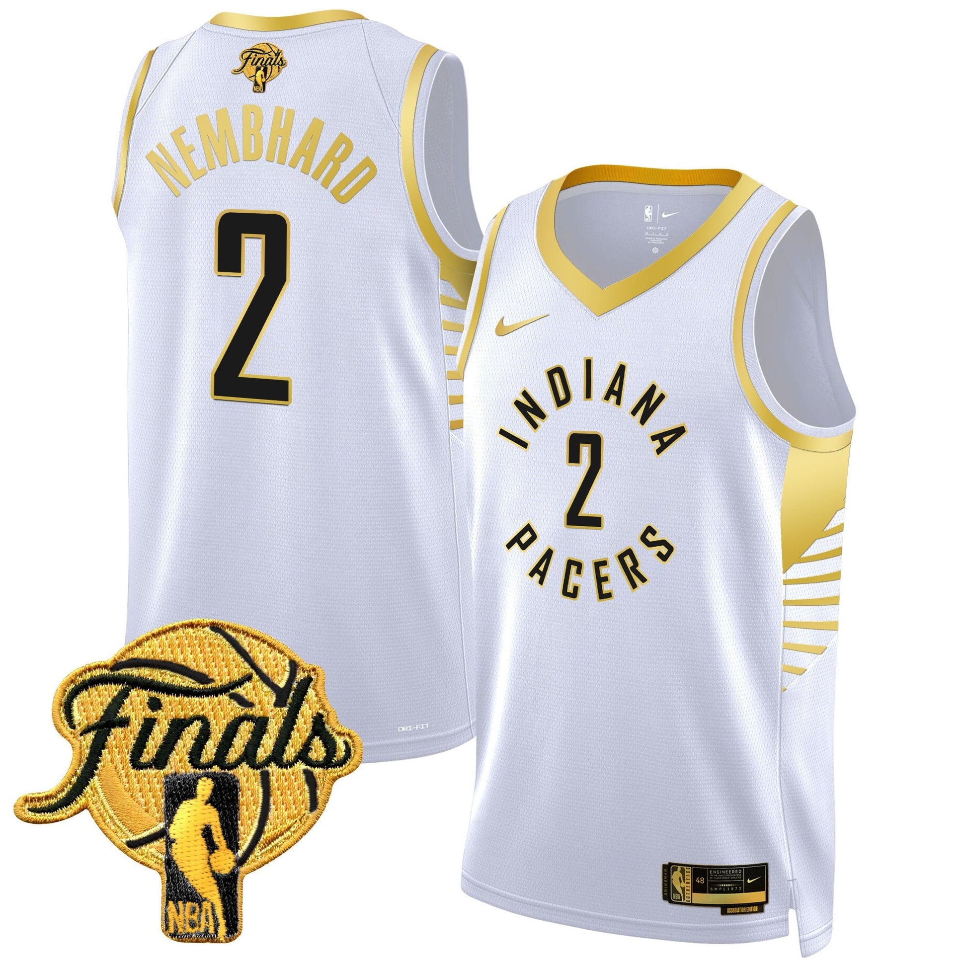 Men's Indiana Pacers 2025 Finals Swingman Jersey - All Stitched
