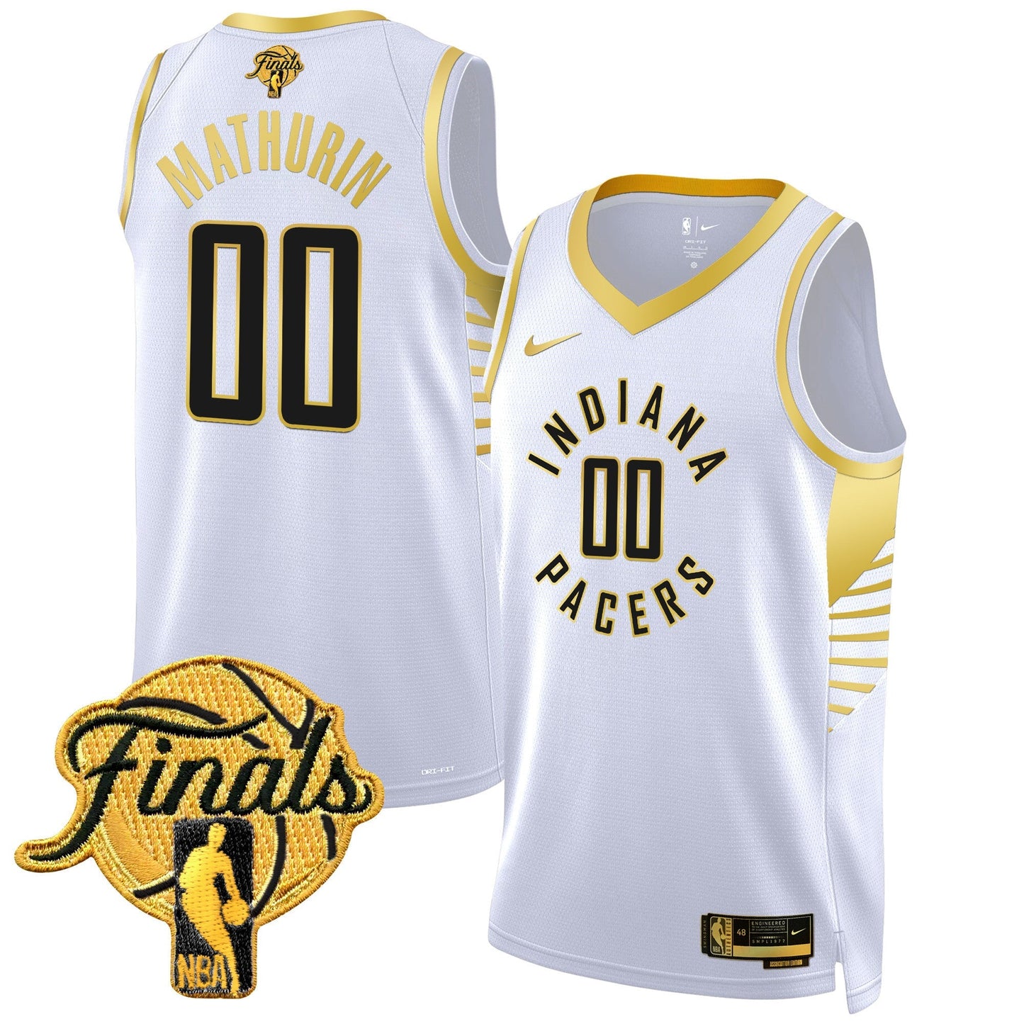 Men's Indiana Pacers 2025 Finals Swingman Jersey - All Stitched