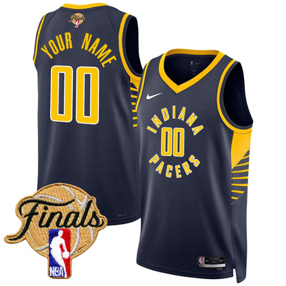 Indiana Pacers 2025 Finals Swingman Custom Jersey - All Stitched
