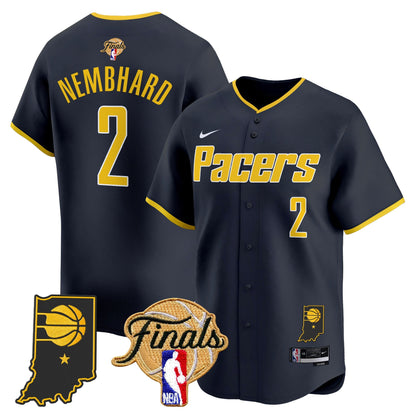 Indiana Pacers 2025 Finals Vapor Baseball Jersey - All Stitched