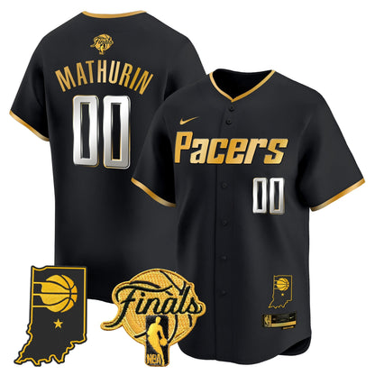 Indiana Pacers 2025 Finals Vapor Baseball Jersey - All Stitched