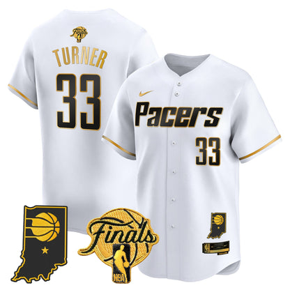 Indiana Pacers 2025 Finals Vapor Baseball Jersey - All Stitched