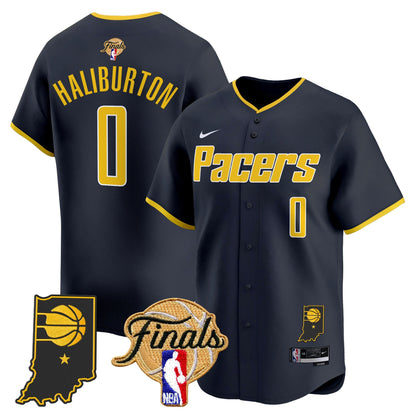 Indiana Pacers 2025 Finals Vapor Baseball Jersey - All Stitched
