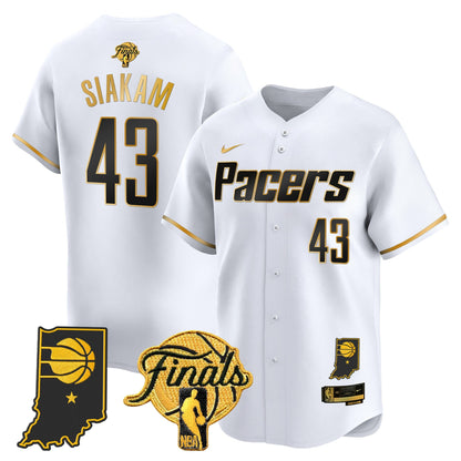 Indiana Pacers 2025 Finals Vapor Baseball Jersey - All Stitched
