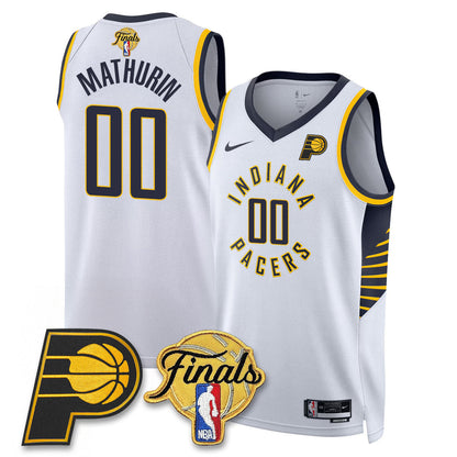 Indiana Pacers Swingman Jersey Final Patch - All Stitched