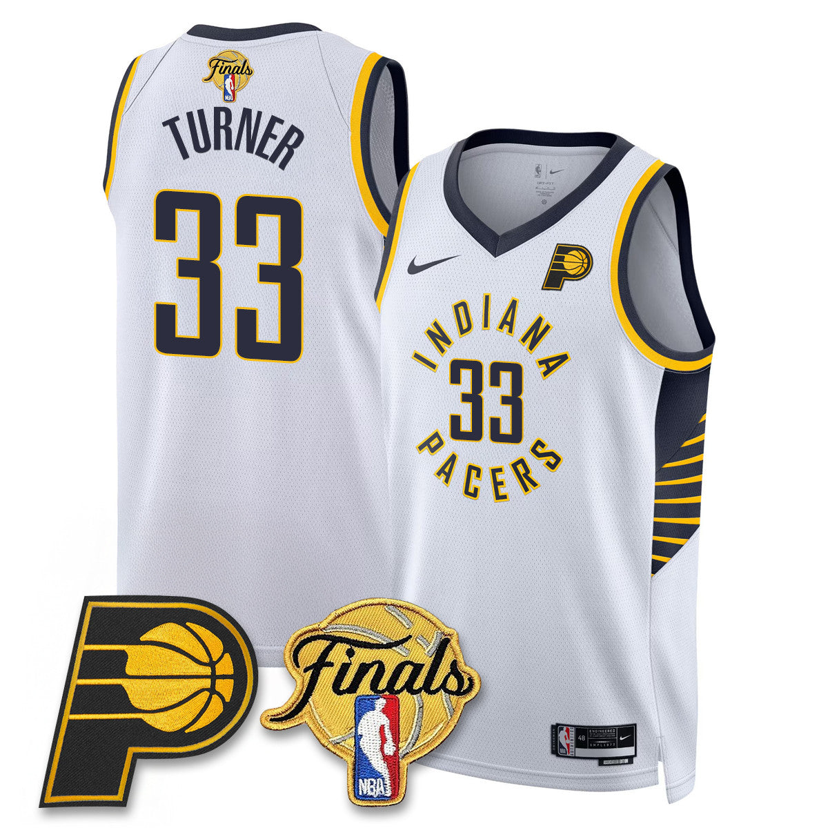 Indiana Pacers Swingman Jersey Final Patch - All Stitched