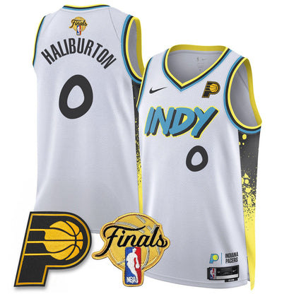 Indiana Pacers Swingman Jersey Final Patch - All Stitched