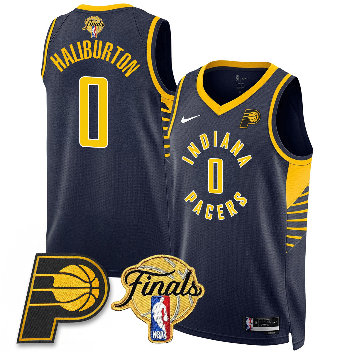 Indiana Pacers Swingman Jersey Final Patch - All Stitched