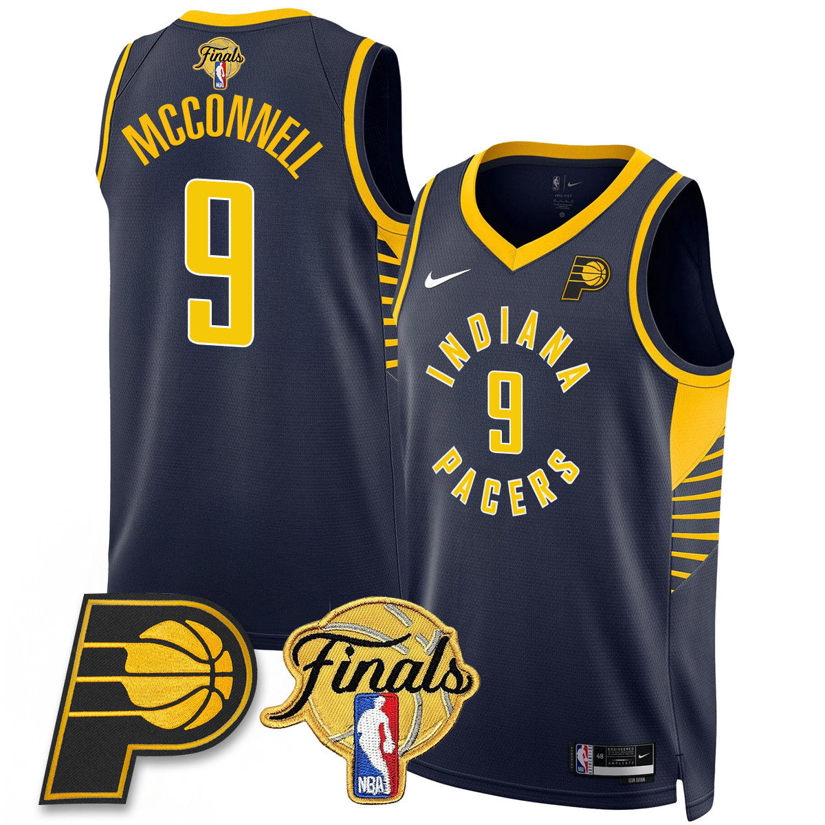 Indiana Pacers Swingman Jersey Final Patch - All Stitched