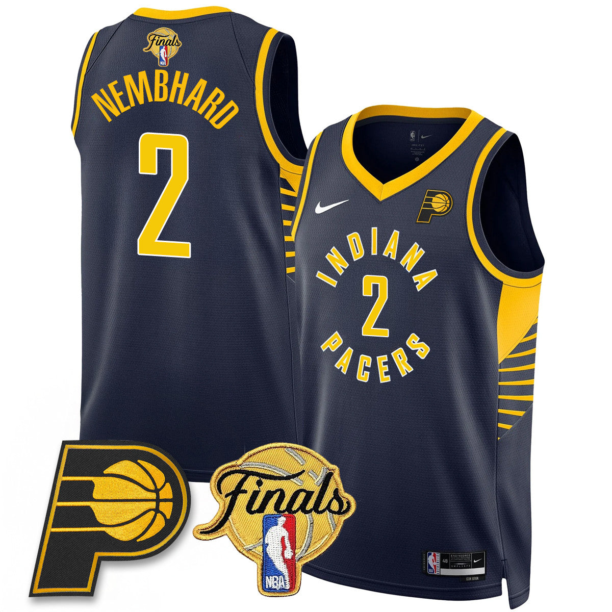 Indiana Pacers Swingman Jersey Final Patch - All Stitched