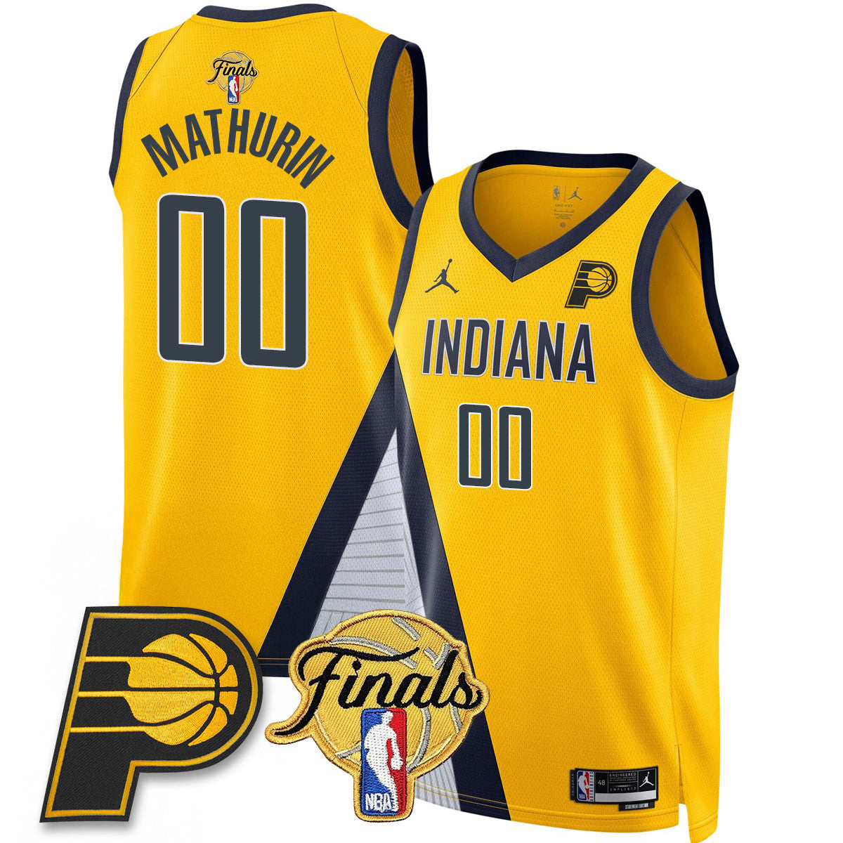 Indiana Pacers Swingman Jersey Final Patch - All Stitched