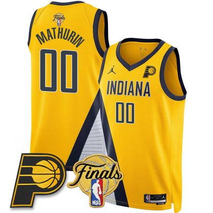 Indiana Pacers Swingman Jersey Final Patch - All Stitched
