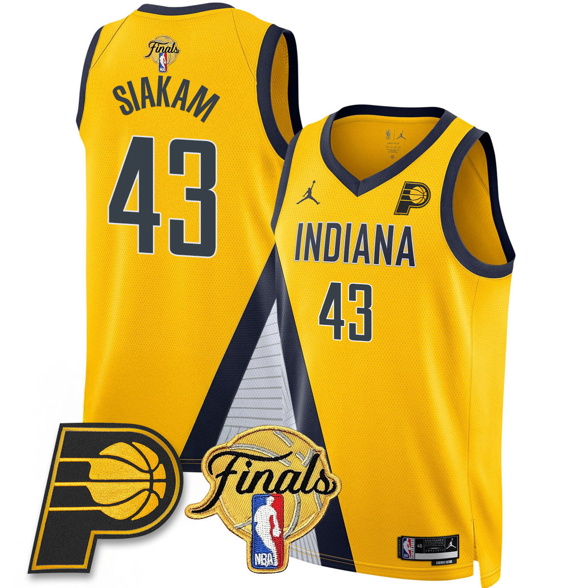 Indiana Pacers Swingman Jersey Final Patch - All Stitched
