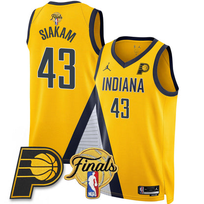 Indiana Pacers Swingman Jersey Final Patch - All Stitched