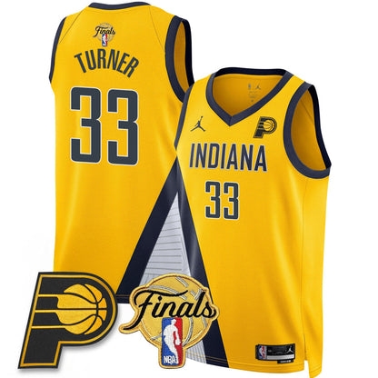 Indiana Pacers Swingman Jersey Final Patch - All Stitched