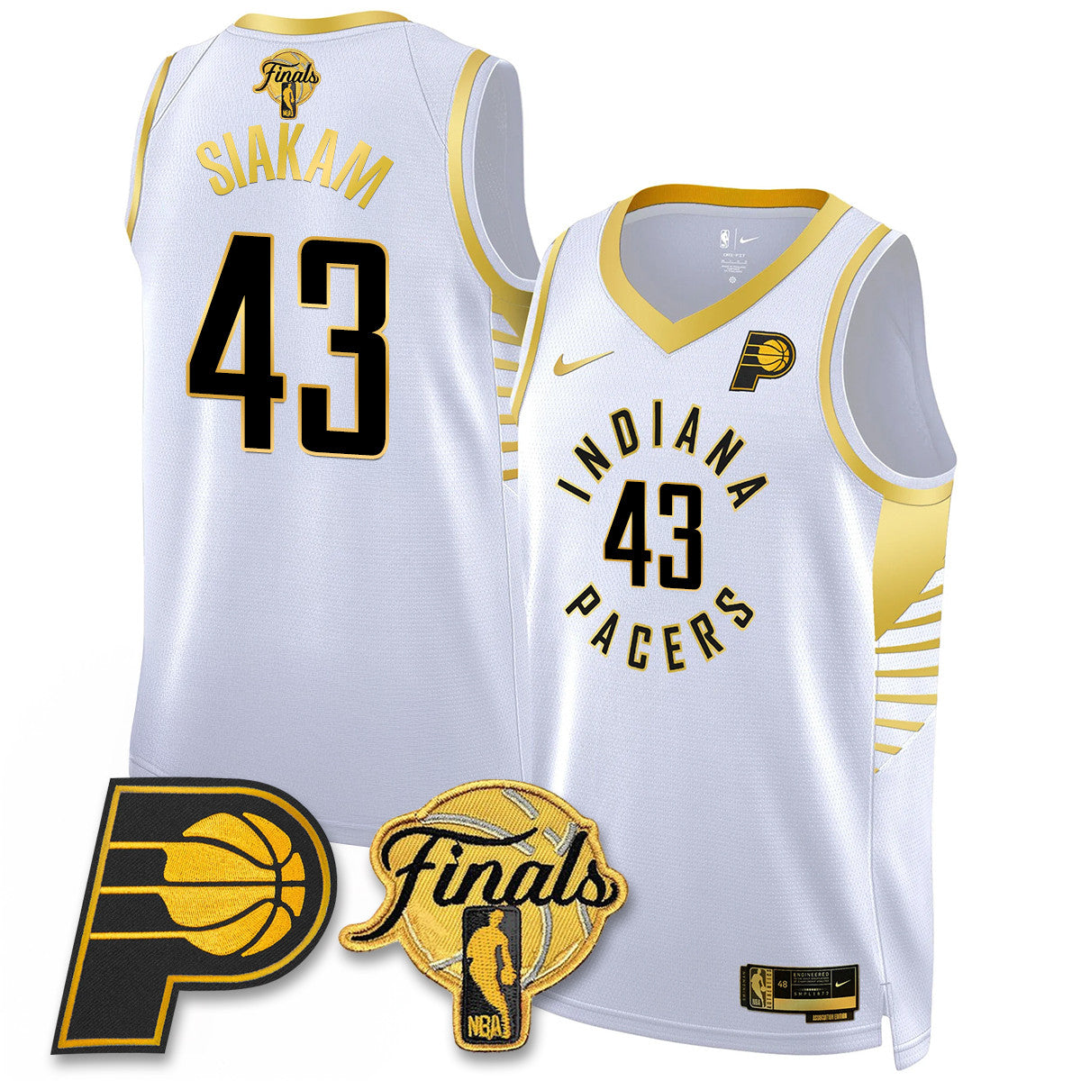 IND Swingman Jersey Final Patch - All Stitched