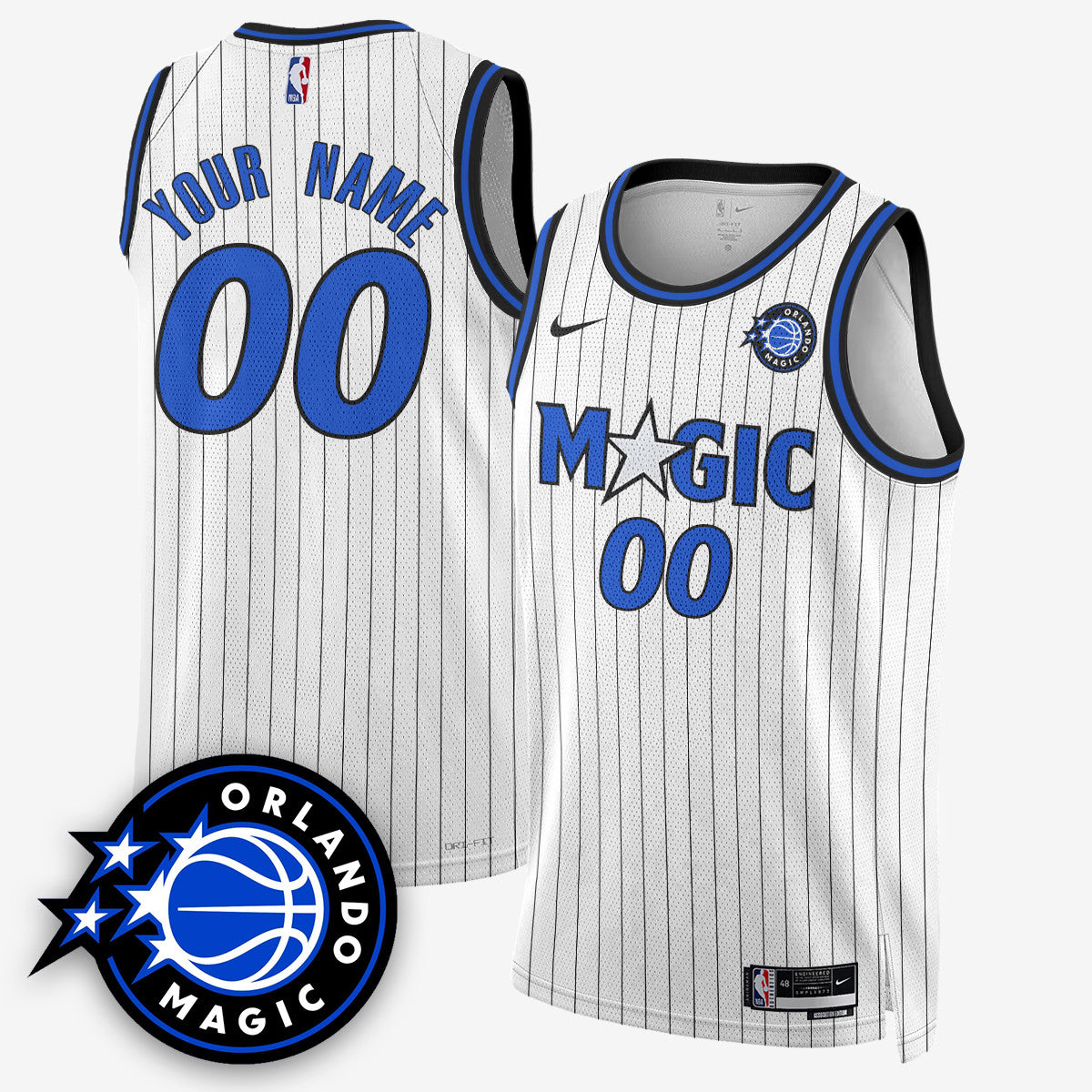 Custom Orlando Magic New Generation of Magic Basketball Jersey - All Stitched