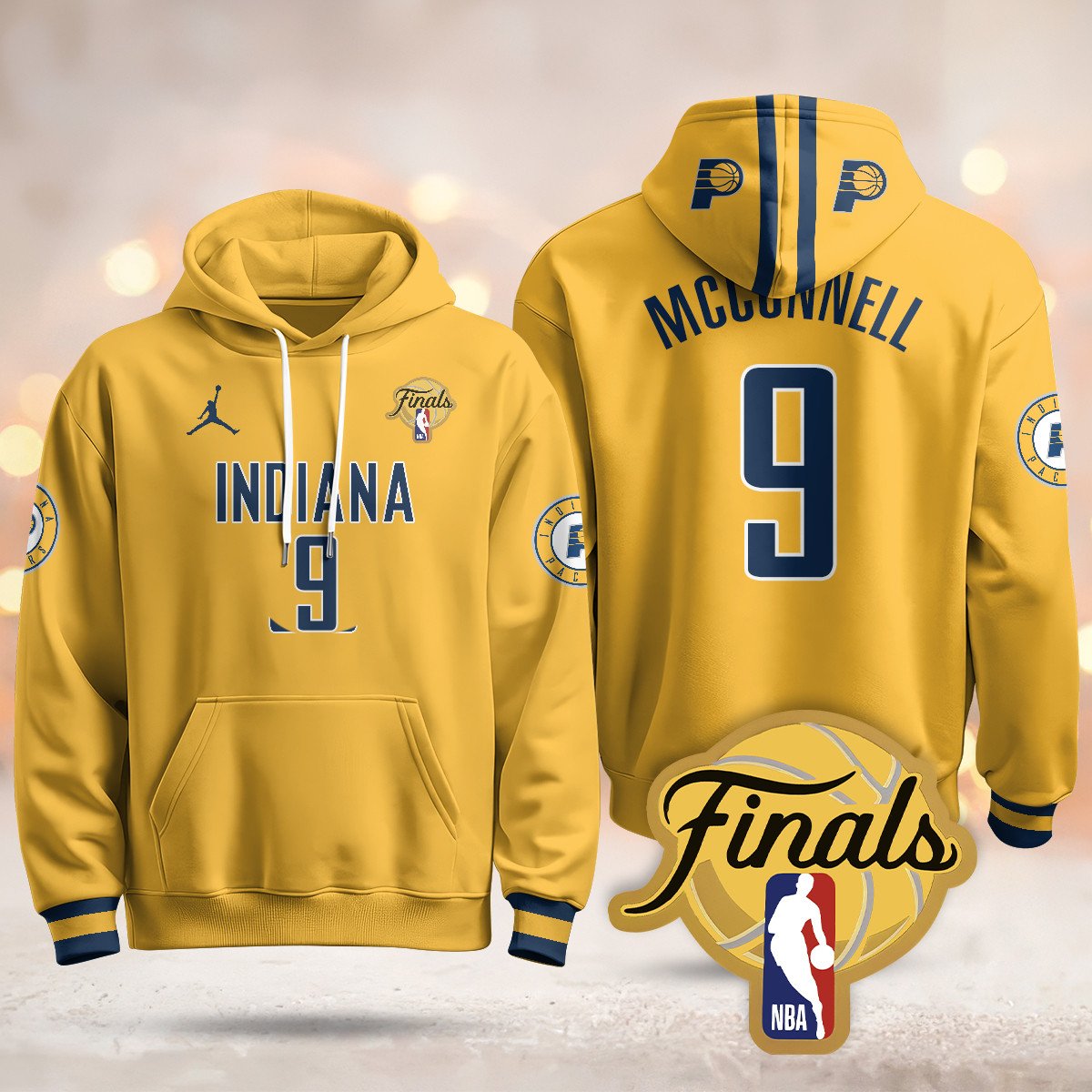 Indiana Pacers Hoodie - Final Patch - All Stitched