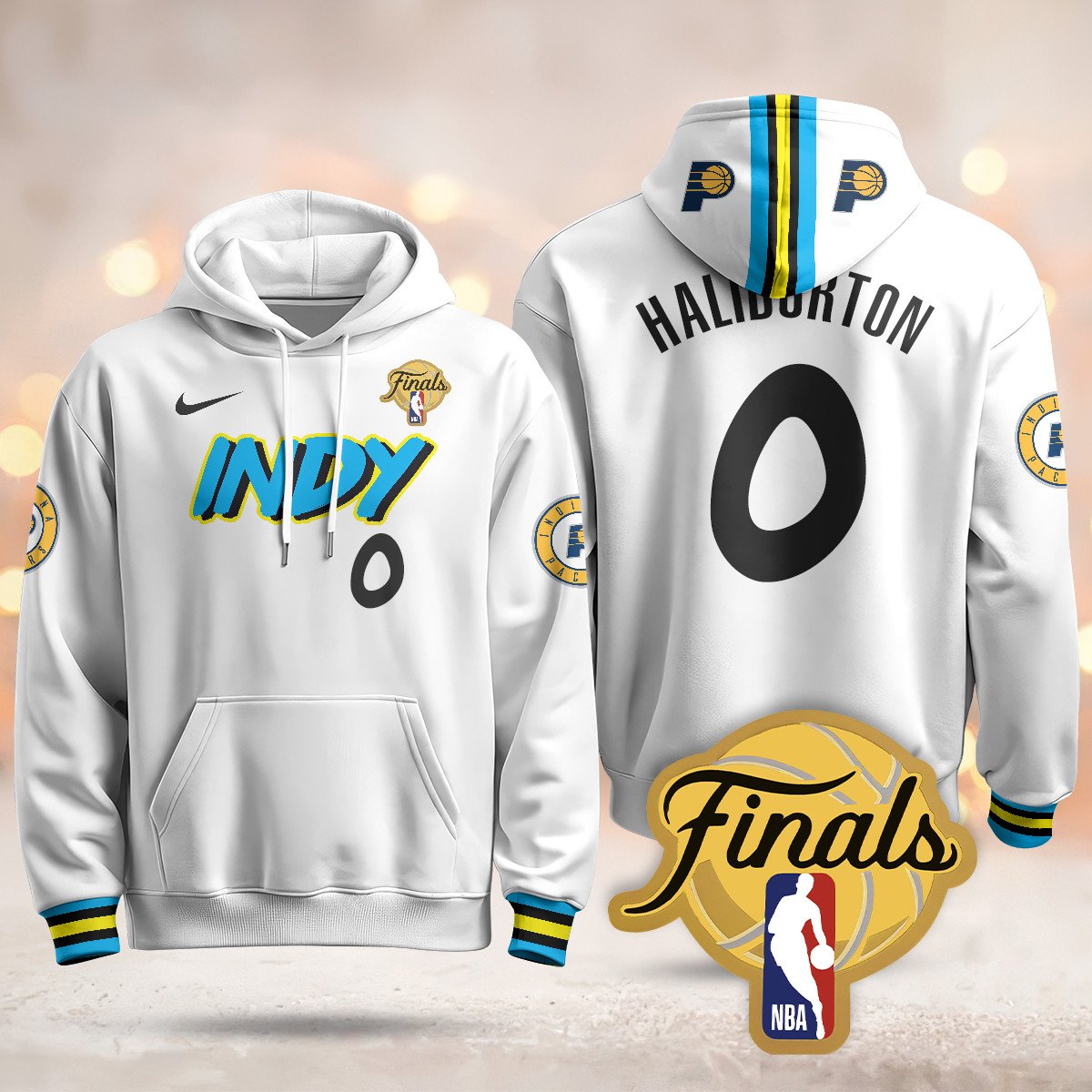 Indiana Pacers Hoodie - Final Patch - All Stitched