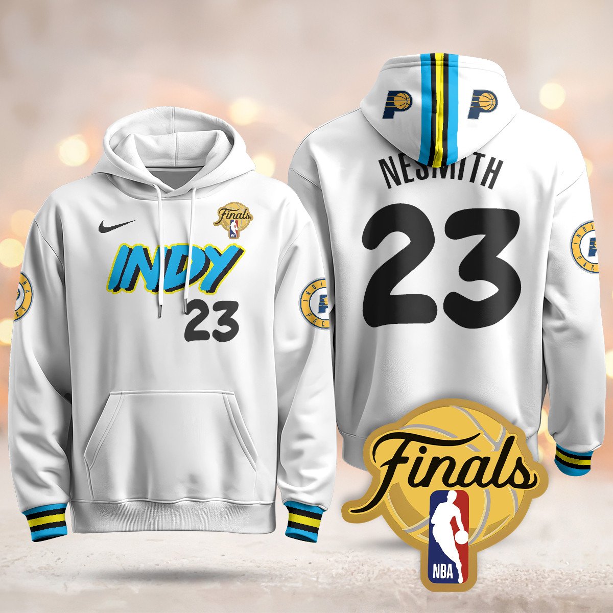 Indiana Pacers Hoodie - Final Patch - All Stitched