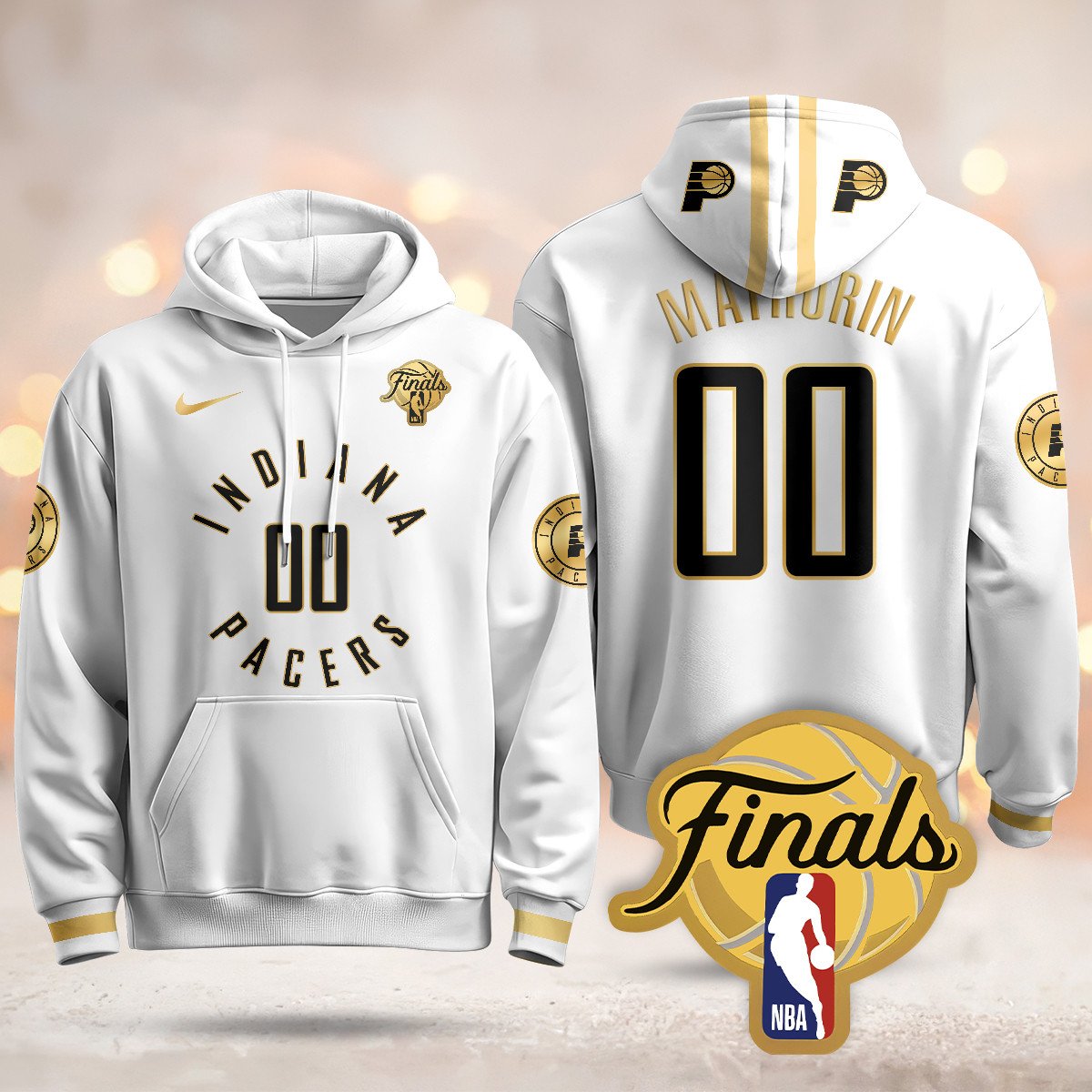 Indiana Pacers Hoodie - Final Patch - All Stitched