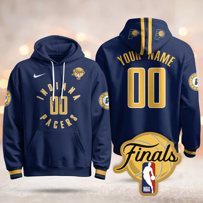 Indiana Pacers Custom Hoodie - Final Patch - All Stitched