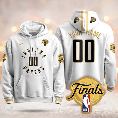 Indiana Pacers Custom Hoodie - Final Patch - All Stitched