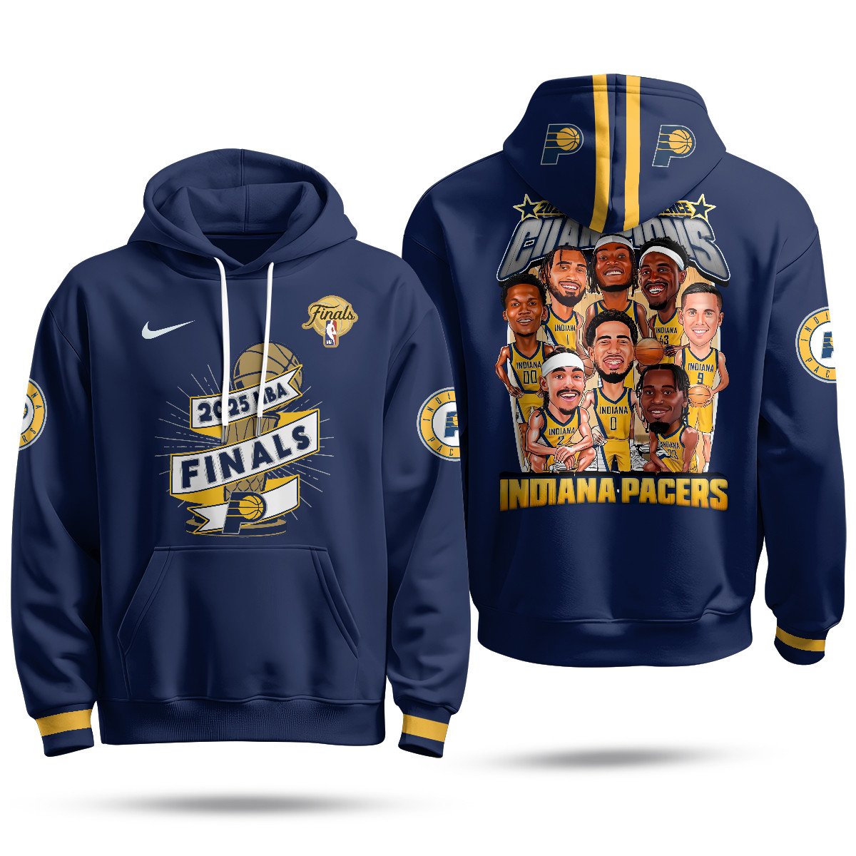 Indiana Pacers Final Hoodie - Printed