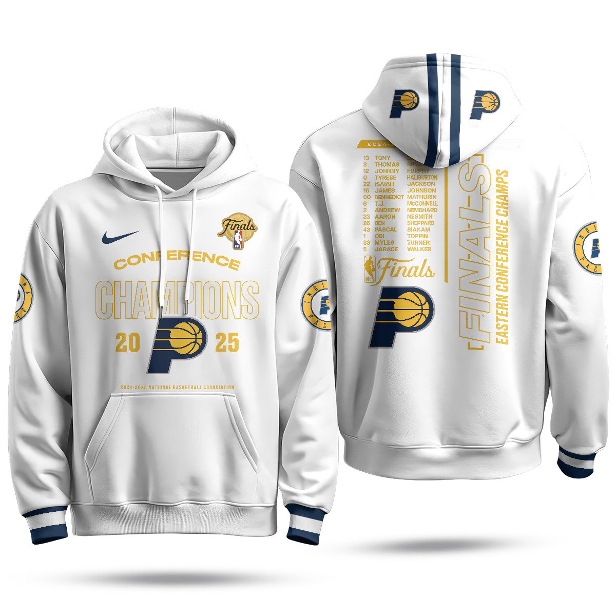 Indiana Pacers Final Hoodie - Printed
