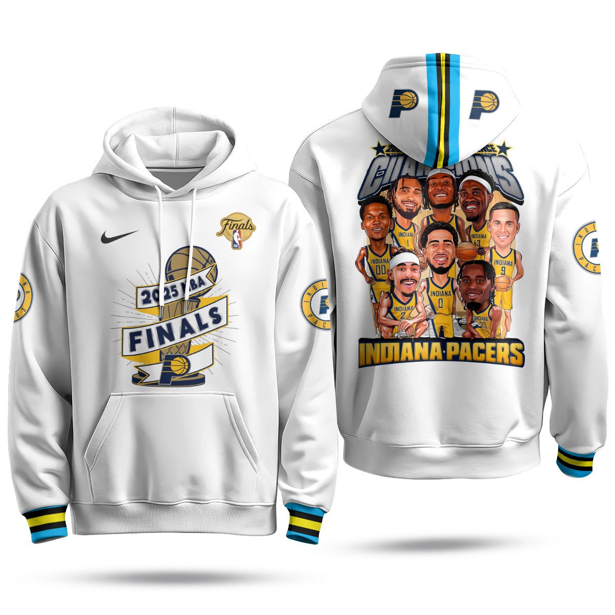 Indiana Pacers Final Hoodie - Printed