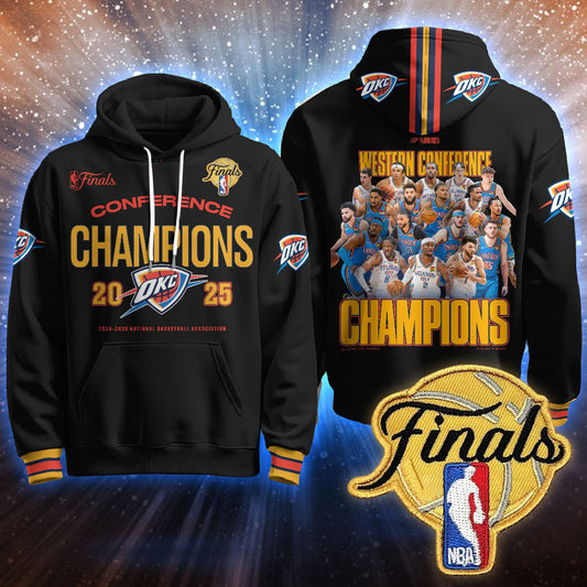 Oklahoma City Thunder Final Hoodie - Printed