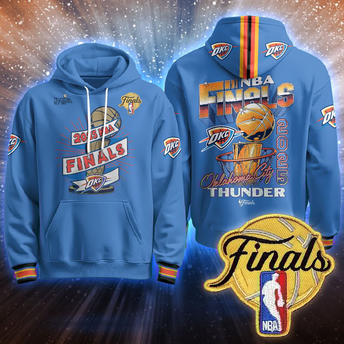 Oklahoma City Thunder Final Hoodie - Printed