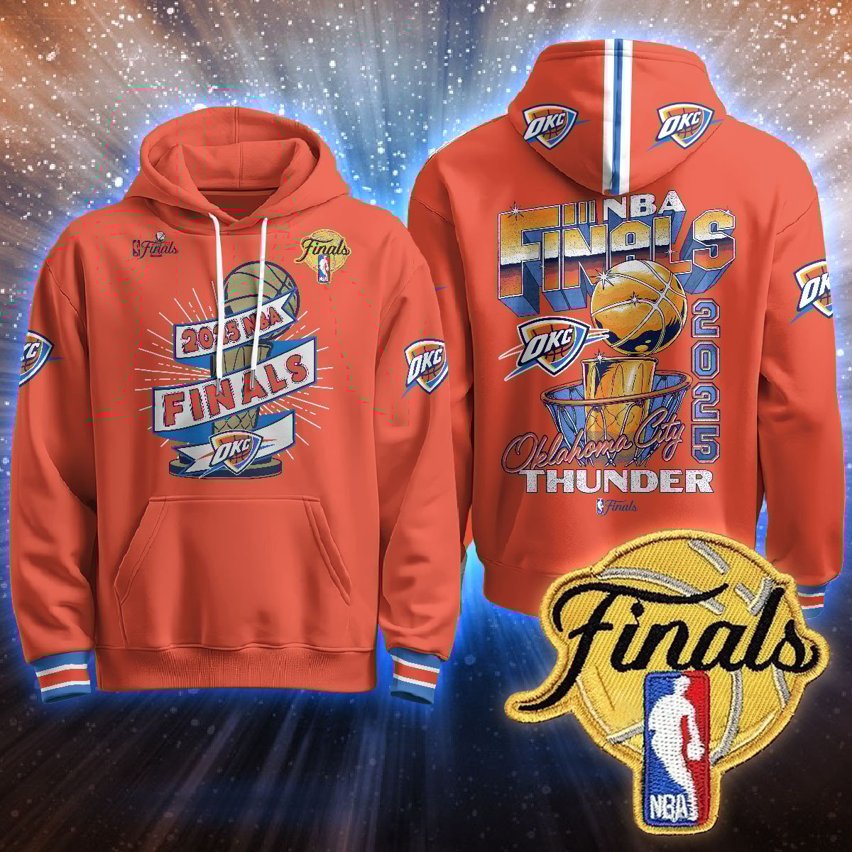 Oklahoma City Thunder Final Hoodie - Printed