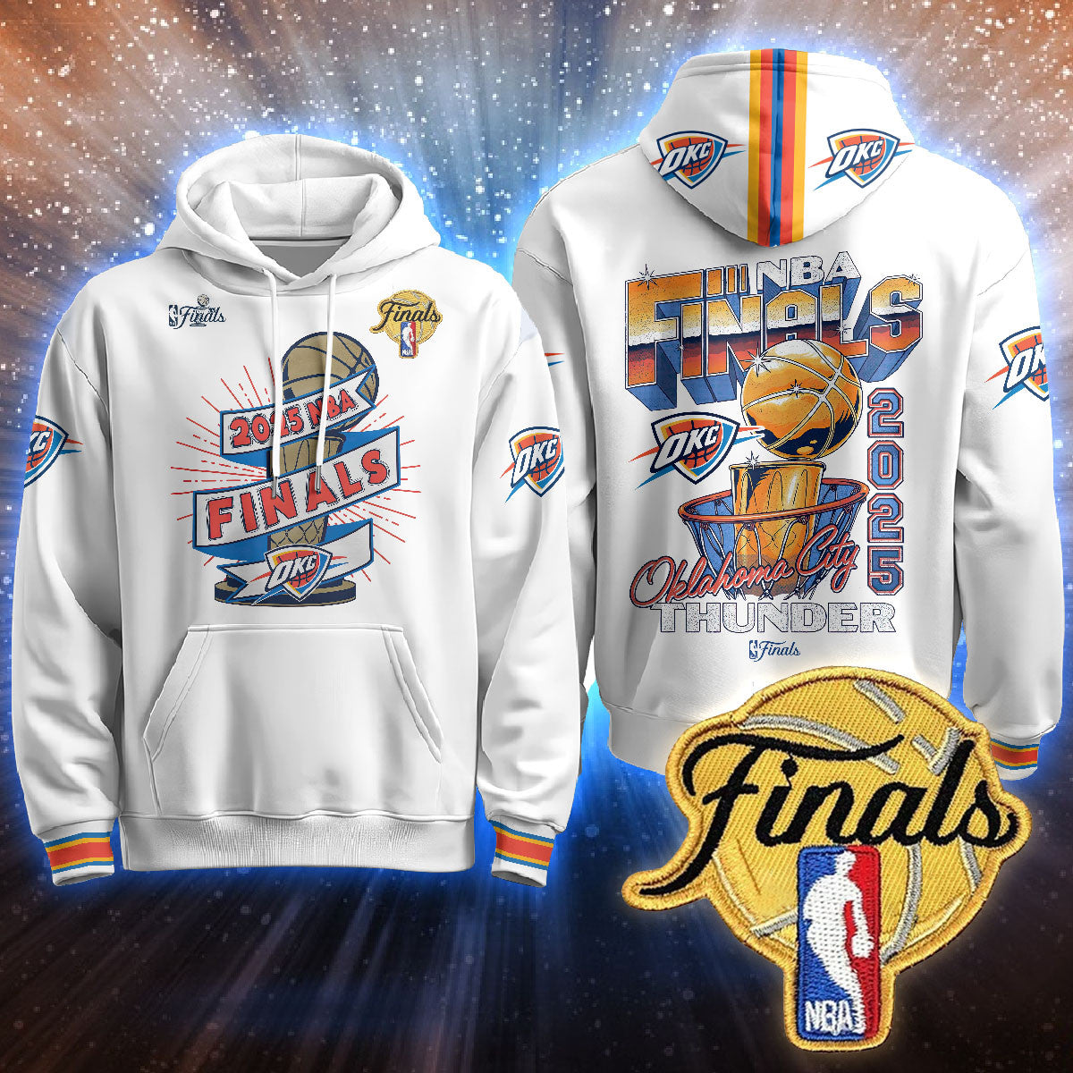 Oklahoma City Thunder Final Hoodie - Printed