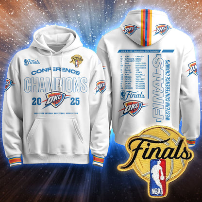 Oklahoma City Thunder Final Hoodie - Printed