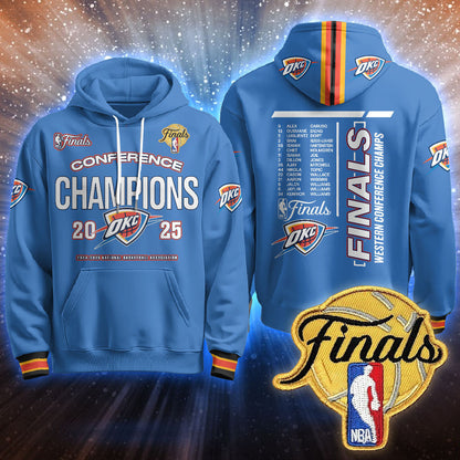 Oklahoma City Thunder Final Hoodie - Printed