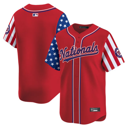 Men's Washington Nationals 2025 Independence Day Vapor Premier Limited Jersey - All Stitched