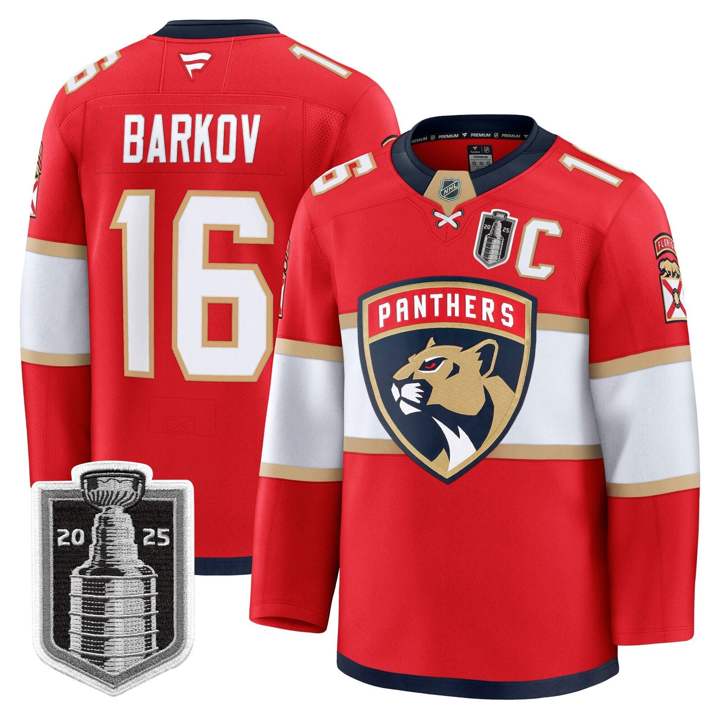 Men's Florida Panthers 2025 Stanley Cup Final Premium Jersey - All Stitched