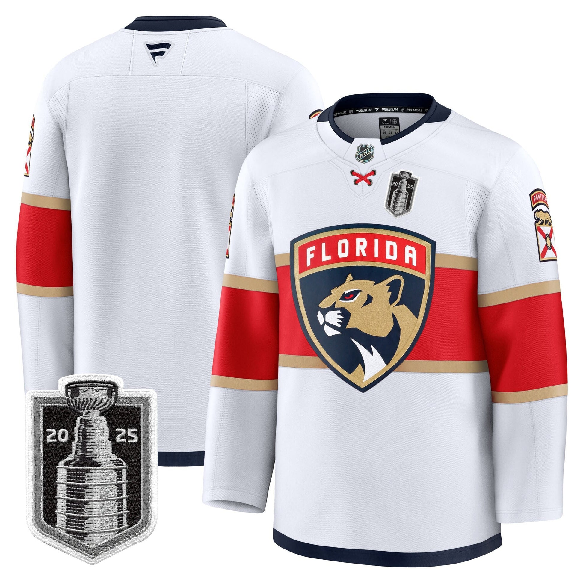 Men's Florida Panthers 2025 Stanley Cup Final Premium Jersey - All Stitched