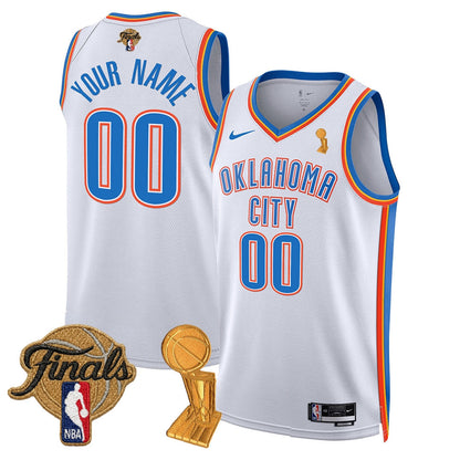 Men's OKC Thunder 24/25 Jersey - Trophy + Final Patch