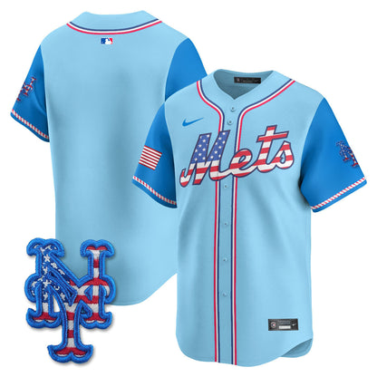 Men's New York Mets 2025 Fourth of July Jersey - All Stitched