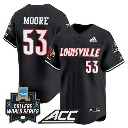 Men's Louisville Cardinals 2025 World Series Vapor Premier Limited Jersey - All Stitched