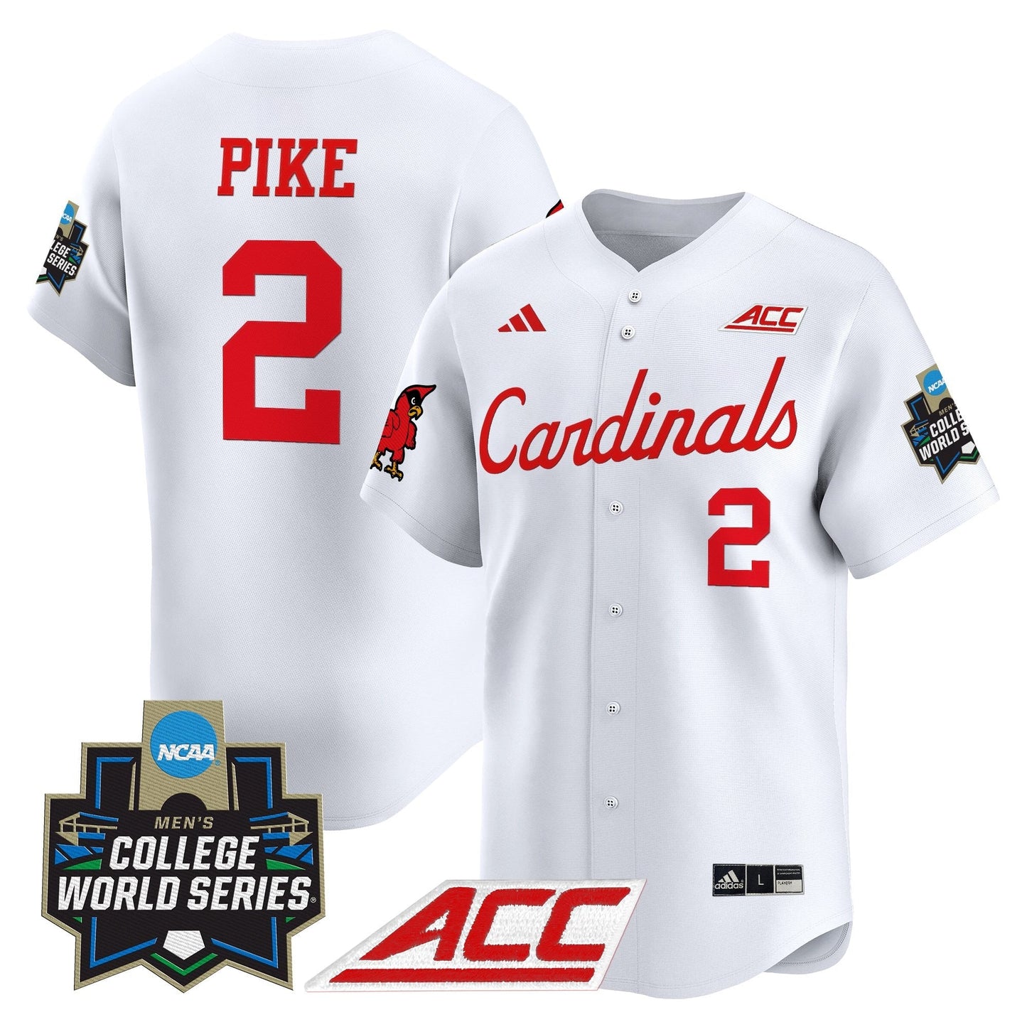 Men's Louisville Cardinals 2025 World Series Vapor Premier Limited Jersey - All Stitched