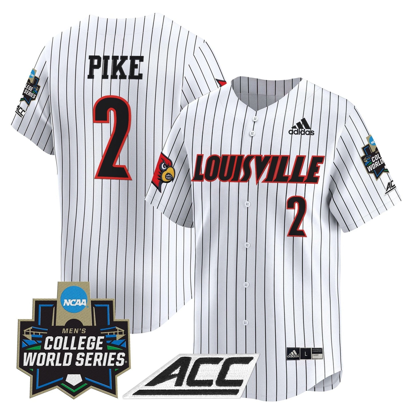 Men's Louisville Cardinals 2025 World Series Vapor Premier Limited Jersey - All Stitched