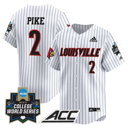 Men's Louisville Cardinals 2025 World Series Vapor Premier Limited Jersey - All Stitched