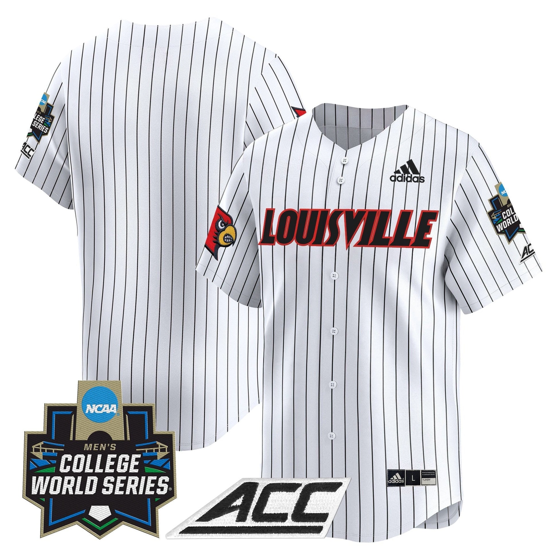 Men's Louisville Cardinals 2025 World Series Vapor Premier Limited Jersey - All Stitched