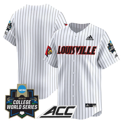 Men's Louisville Cardinals 2025 World Series Vapor Premier Limited Jersey - All Stitched