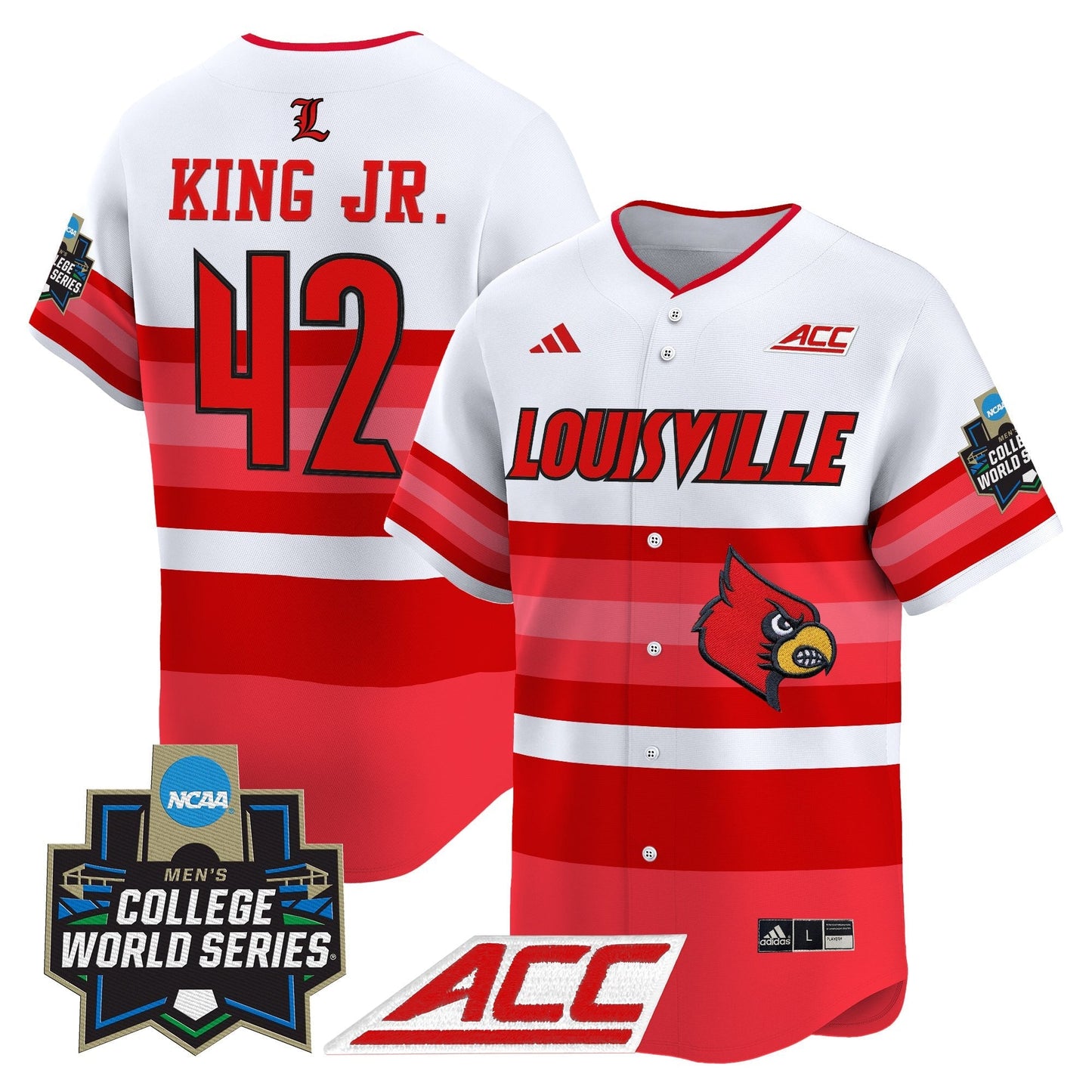 Men's Louisville Cardinals 2025 World Series Vapor Premier Limited Jersey - All Stitched
