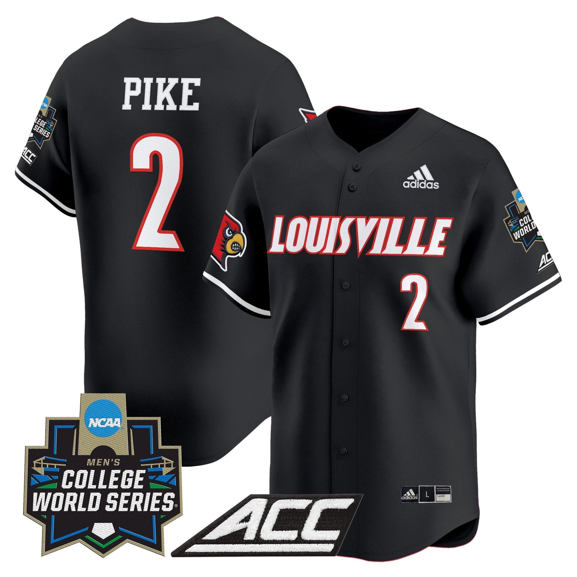 Men's Louisville Cardinals 2025 World Series Vapor Premier Limited Jersey - All Stitched