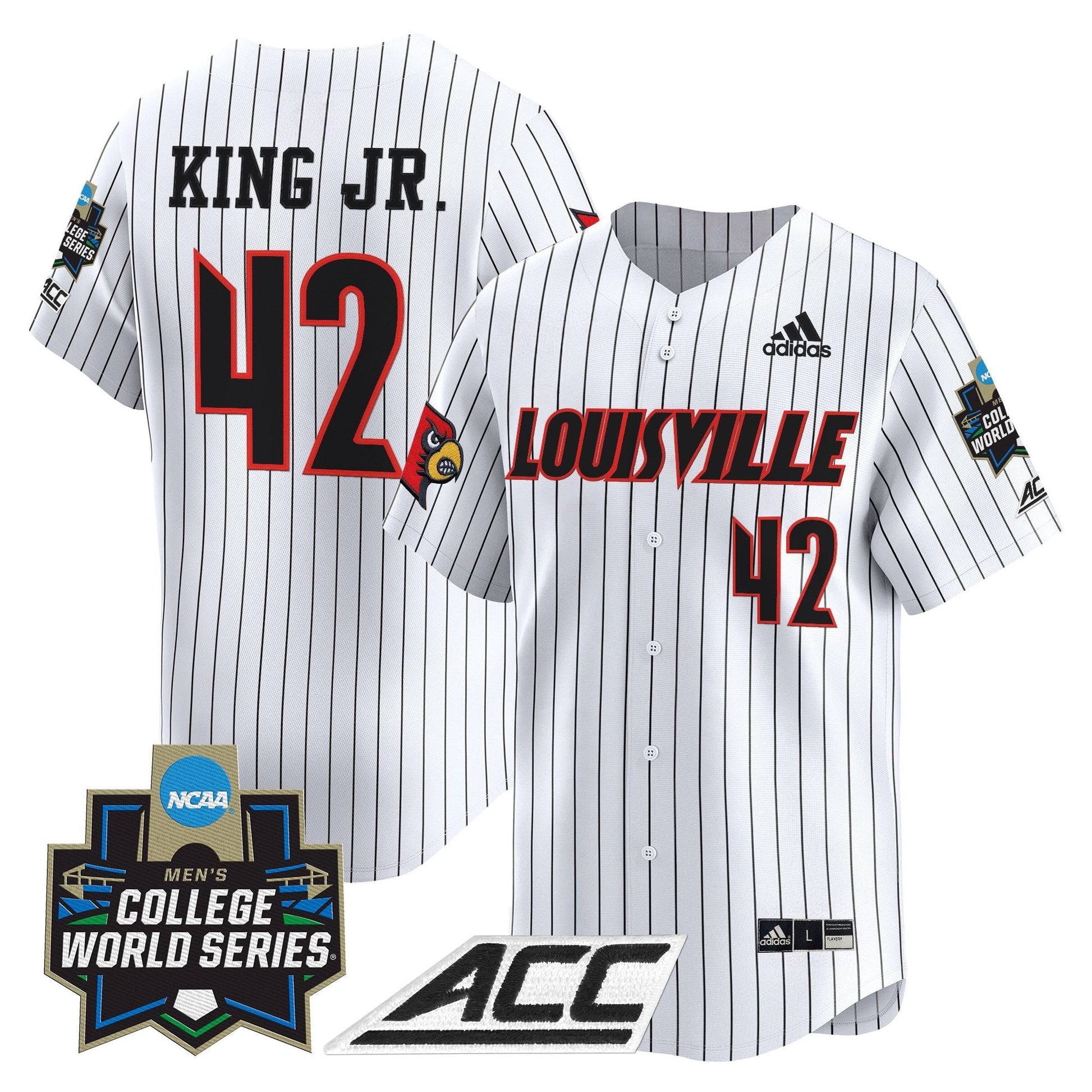 Men's Louisville Cardinals 2025 World Series Vapor Premier Limited Jersey - All Stitched
